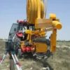 Pipe line trenching work by trencher machine